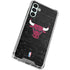 NBA Chicago Bulls Black Distressed Galaxy A13 5G Clear Case