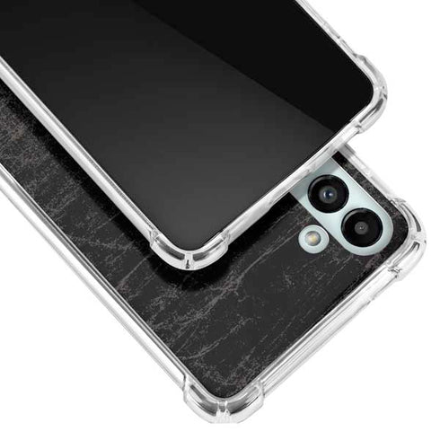NBA Chicago Bulls Black Distressed Galaxy A13 5G Clear Case