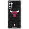 NBA Chicago Bulls Black Distressed Galaxy A15 5G Clear Case