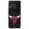 NBA Chicago Bulls Black Distressed Galaxy A20 Clear Case