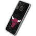 NBA Chicago Bulls Black Distressed Galaxy A20 Clear Case