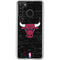 NBA Chicago Bulls Black Distressed Galaxy A21 Clear Case