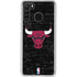 NBA Chicago Bulls Black Distressed Galaxy A21 Clear Case