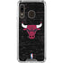 NBA Chicago Bulls Black Distressed Galaxy A30 Clear Case