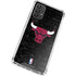 NBA Chicago Bulls Black Distressed Galaxy A32 5G Clear Case