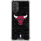 NBA Chicago Bulls Black Distressed Galaxy A32 5G Clear Case
