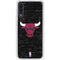 NBA Chicago Bulls Black Distressed Galaxy A50 Clear Case