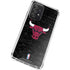 NBA Chicago Bulls Black Distressed Galaxy A52 5G Clear Case