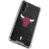 NBA Chicago Bulls Black Distressed Galaxy A54 5G Clear Case