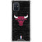 NBA Chicago Bulls Black Distressed Galaxy A71 5G Clear Case