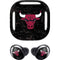 NBA Chicago Bulls Black Distressed Galaxy Buds Pro Skin