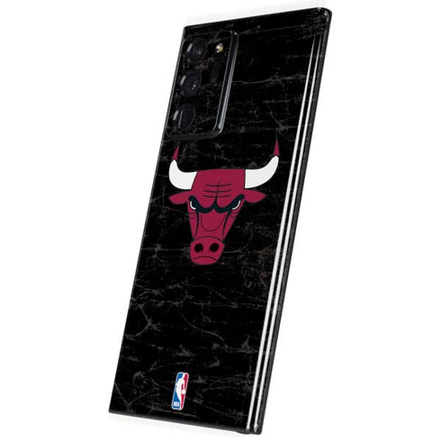 NBA Chicago Bulls Black Distressed Galaxy Note20 Ultra 5G Skin