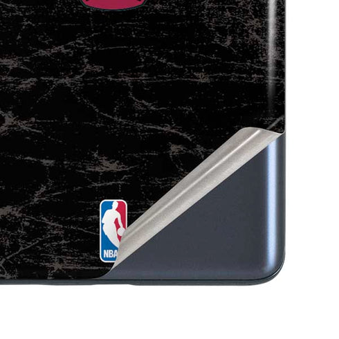 NBA Chicago Bulls Black Distressed Galaxy S20 Fan Edition Skin