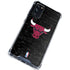 NBA Chicago Bulls Black Distressed Galaxy S20 FE Clear Case