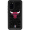 NBA Chicago Bulls Black Distressed Galaxy S20 Waterproof Case