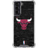 NBA Chicago Bulls Black Distressed Galaxy S21 5G Clear Case