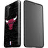 NBA Chicago Bulls Black Distressed Galaxy S21 FE Pro Case