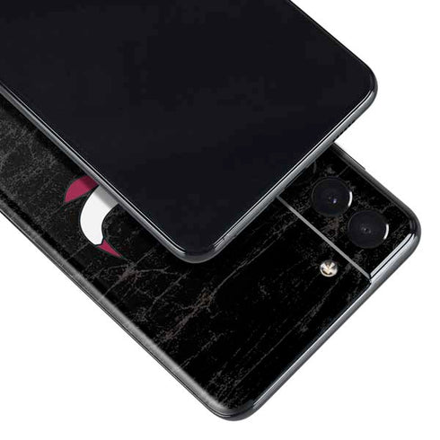 NBA Chicago Bulls Black Distressed Galaxy S21 Plus 5G Skin