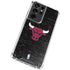 NBA Chicago Bulls Black Distressed Galaxy S21 Ultra 5G Clear Case