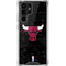 NBA Chicago Bulls Black Distressed Galaxy S22 Ultra Clear Case