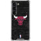 NBA Chicago Bulls Black Distressed Galaxy S23 Clear Case