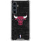 NBA Chicago Bulls Black Distressed Galaxy S23 FE Clear Case