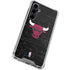 NBA Chicago Bulls Black Distressed Galaxy S23 FE Clear Case