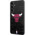 NBA Chicago Bulls Black Distressed Galaxy S23 FE Skin