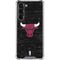 NBA Chicago Bulls Black Distressed Galaxy S23 Plus Clear Case