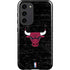 NBA Chicago Bulls Black Distressed Galaxy S23 Plus Pro Case