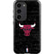 NBA Chicago Bulls Black Distressed Galaxy S23 Pro Case
