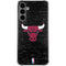 NBA Chicago Bulls Black Distressed Galaxy S24 Plus Clear Case