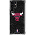 NBA Chicago Bulls Black Distressed Galaxy S24 Ultra Clear Case