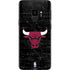 NBA Chicago Bulls Black Distressed Galaxy S9 Skin