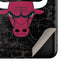 NBA Chicago Bulls Black Distressed Galaxy Z Flip Skin