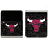 NBA Chicago Bulls Black Distressed Galaxy Z Flip3 5G Skin
