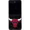 NBA Chicago Bulls Black Distressed Galaxy Z Flip5 5G Skin