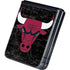 NBA Chicago Bulls Black Distressed Galaxy Z Flip5 5G Skin