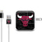 NBA Chicago Bulls Black Distressed iPad Charger (10W USB) Skin