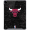 NBA Chicago Bulls Black Distressed iPad Pro 12.9in (2020) Clear Case