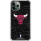NBA Chicago Bulls Black Distressed iPhone 11 Pro Max Clear Case
