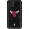 NBA Chicago Bulls Black Distressed iPhone 11 Pro Waterproof Case