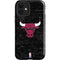 NBA Chicago Bulls Black Distressed iPhone 12 Impact Case