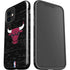 NBA Chicago Bulls Black Distressed iPhone 12 Impact Case