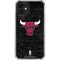 NBA Chicago Bulls Black Distressed iPhone 12 Mini Clear Case