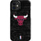 NBA Chicago Bulls Black Distressed iPhone 12 Mini Lite Case