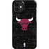 NBA Chicago Bulls Black Distressed iPhone 12 Mini Lite Case