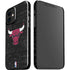 NBA Chicago Bulls Black Distressed iPhone 12 Mini Lite Case