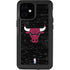 NBA Chicago Bulls Black Distressed iPhone 12 Mini Waterproof Case