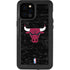 NBA Chicago Bulls Black Distressed iPhone 12 Pro Max Waterproof Case